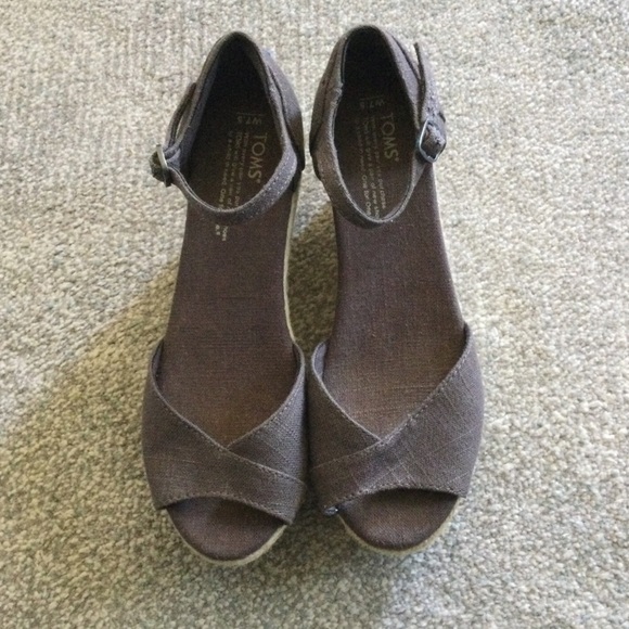 TOMS sz. 7.5 Espadrille Wedge Sandal - Picture 5 of 5